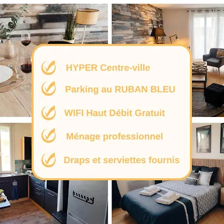 Appartement L'indus -hypercentre-wifi-2à4pers Saint-Nazaire (Loire-Atlantique)